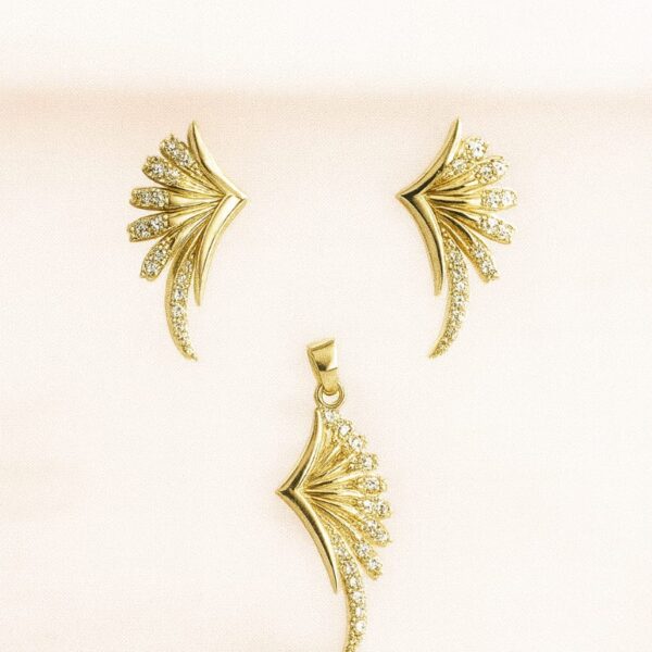 Golden Radiance Fan Set