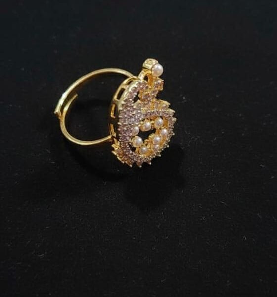 Gold-Toned Adjustable  Ring