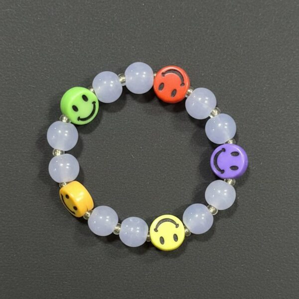Smiley Beads Charm Bracelet