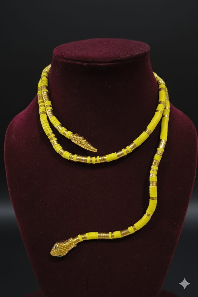 Gaspipe Snake Necklace