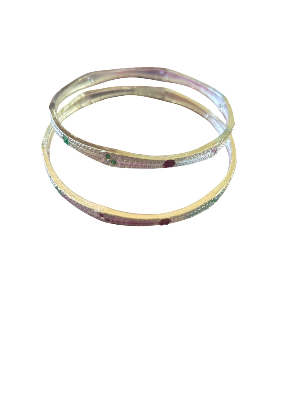 Floral Meenakari Slim Bangles
