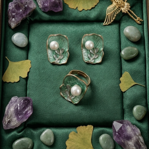 The Jade & Gingko Keepsake Set