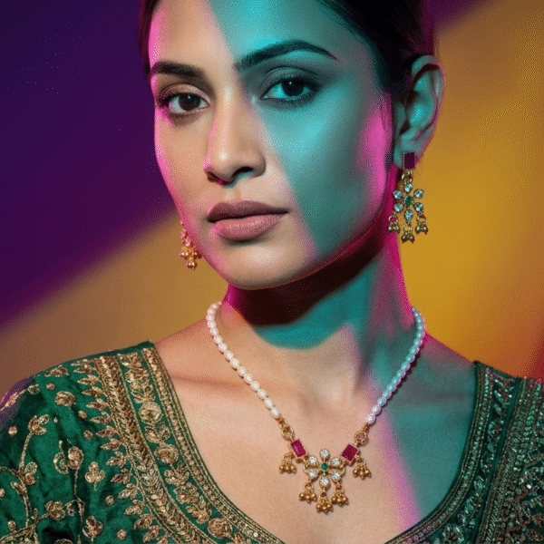 The Gulabi Pearl & Gemstone Ensemble