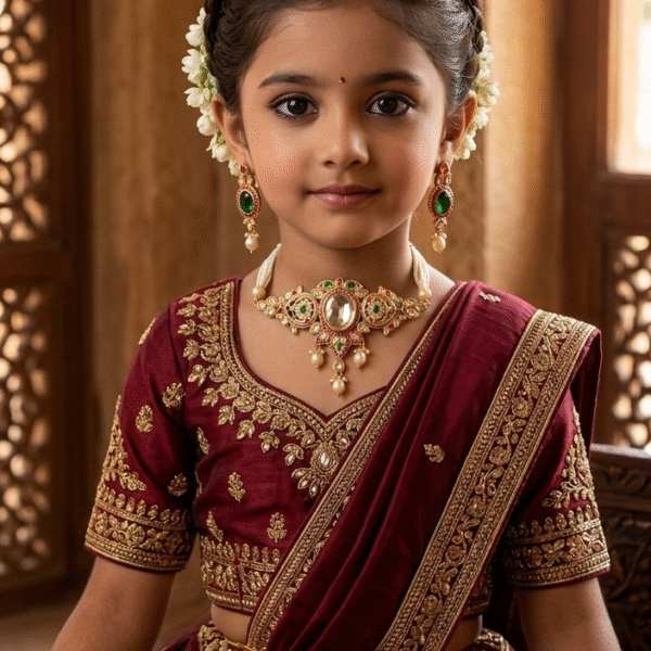 The Royal Emerald & Kundan Choker Set