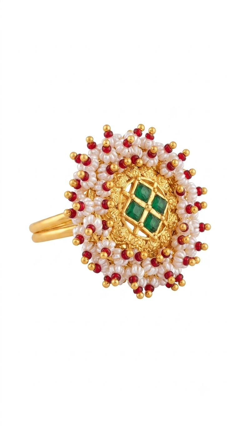 Regal Royal Jadau Statement Ring