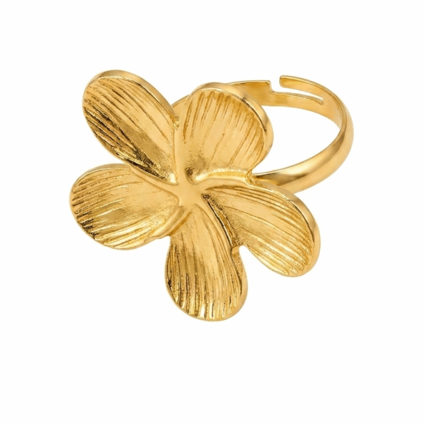 The Plumeria Blossom Ring