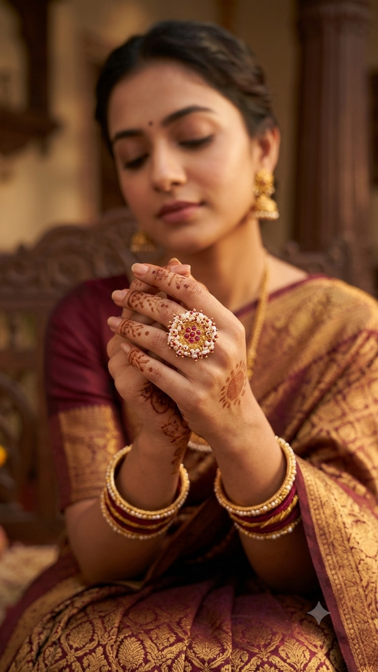 The Royal Guttapusalu Statement Ring - Image 2