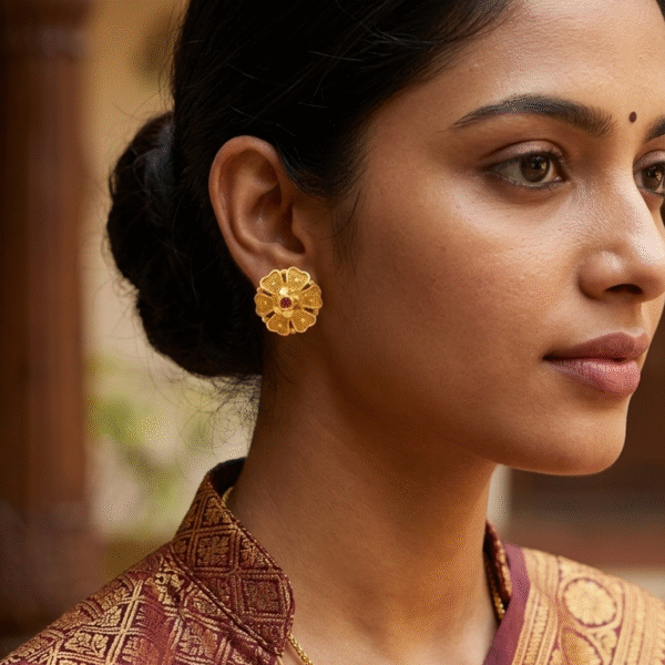 The Gulrukh Gold Studs