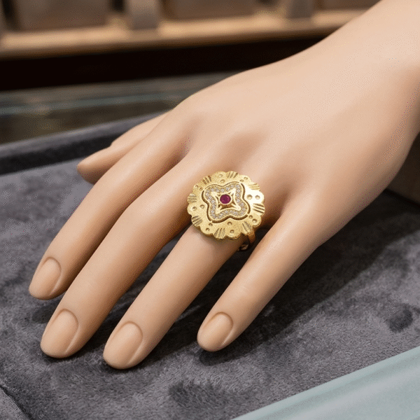 ​The Royal Bloom Ruby Ring