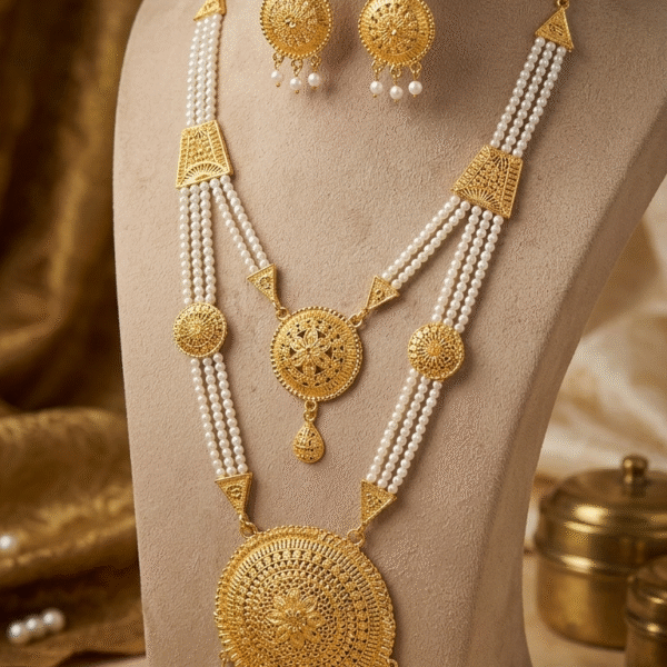 The Regency Pearl & Filigree Step Haar Set