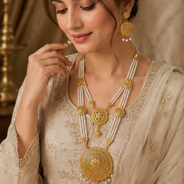 The Regency Pearl & Filigree Step Haar Set