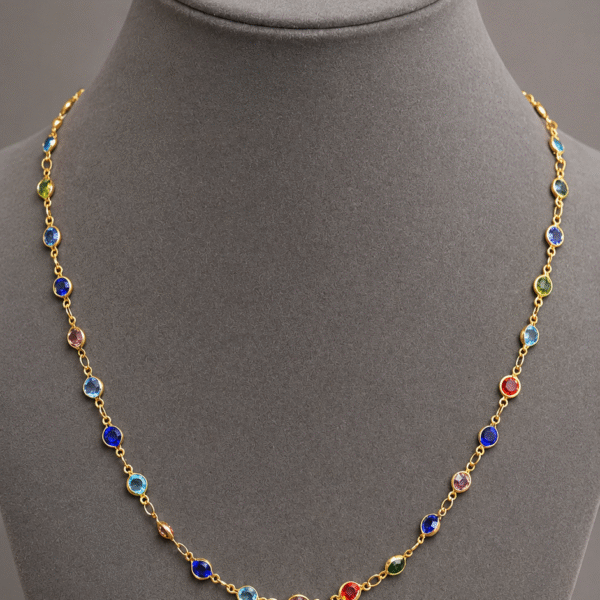 Rainbow Spectrum Station Necklace