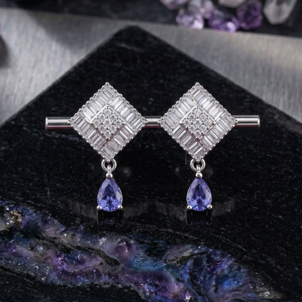 Royal Amethyst Diamond Drops 💜✨