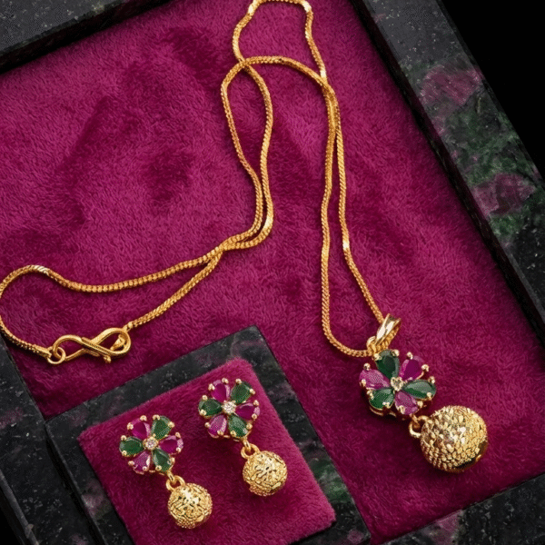 Royal Bloom Pendant Set