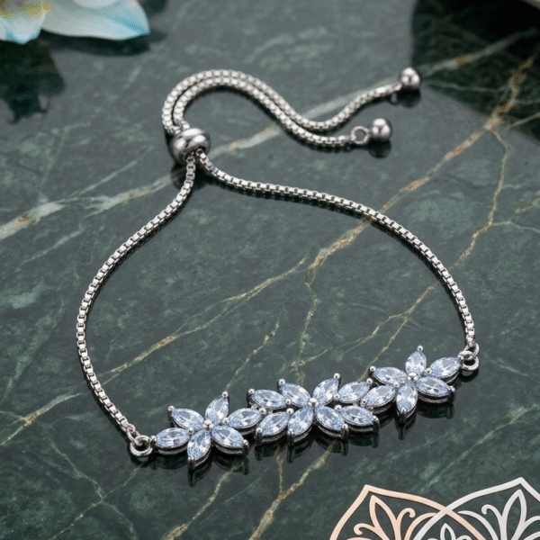 ✨ Celestial Bloom Crystal Bracelet