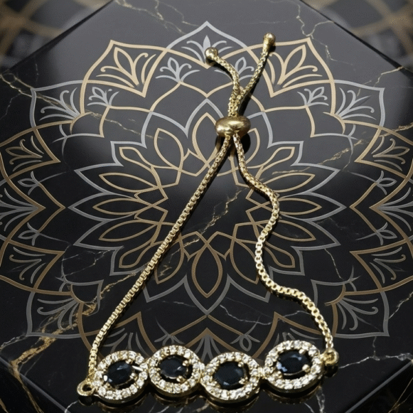 Midnight Luxe Adjustable Bracelet