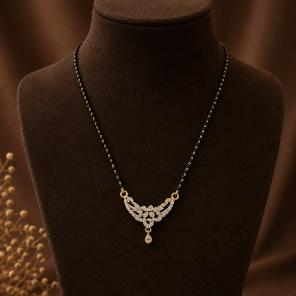 The Enchanted Crest Diamond Mangalsutra