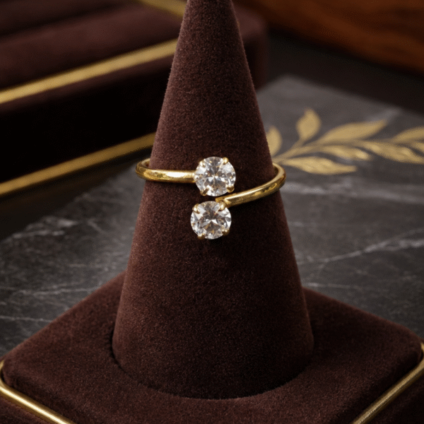 ✨ Eternal Duo Solitaire Ring