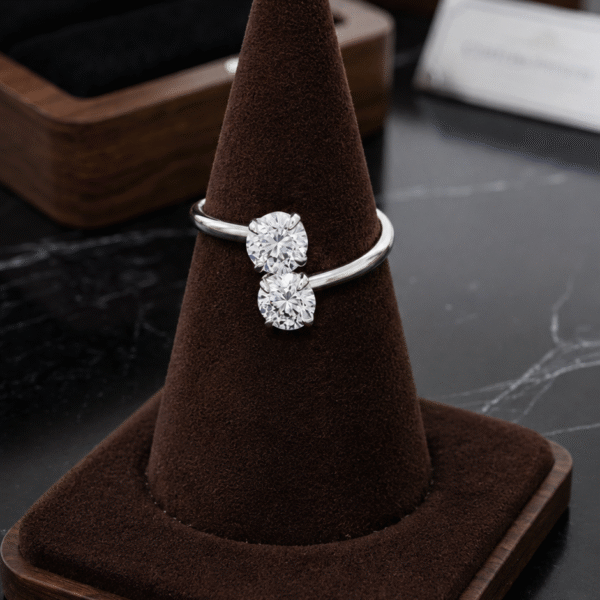 ✨ Celestial Twin Diamond Ring