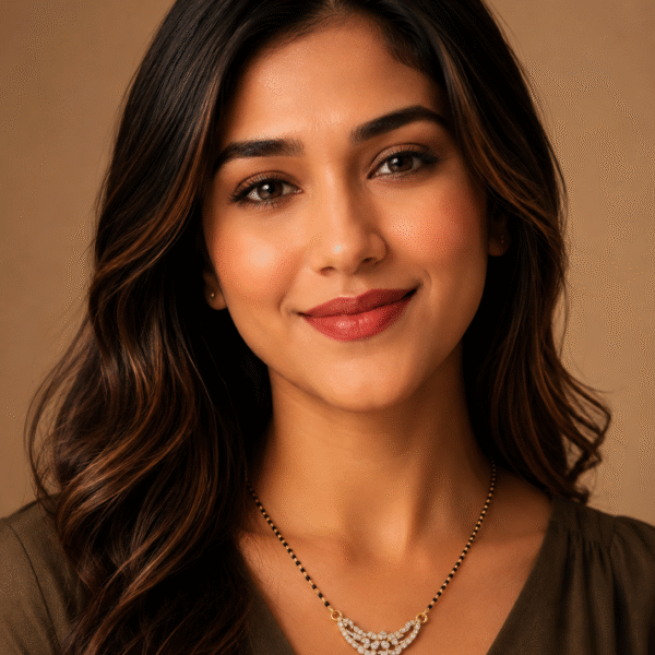 The Enchanted Crest Diamond Mangalsutra