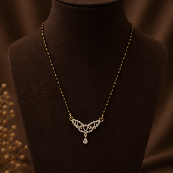 The Butterfly Arch Diamond Mangalsutra